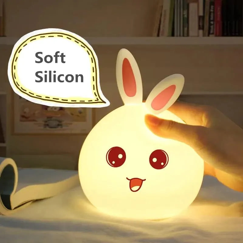 Lampe Silicone Lapin 🐰 مصباح الأرنب الليلي